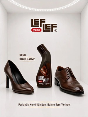 Leflef Hazır Likit Ayakkabı Boyası 75ML 1 Adet Koyu Kahve