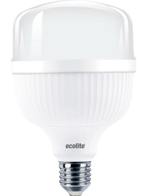 Nacario Ecolite 28W Jumbo LED Ampul (177W Eşdeğer) | 6500K Beyaz Işık | 3000 Lümen | E27 Duylu | Enerji Tasarruflu ve Uzun Ömürlü
