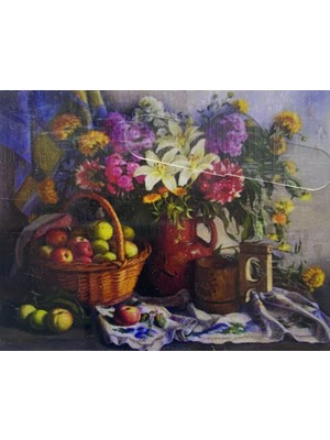 Elegantshop 5d Yapışan Boncuk Mozaik Tablo 30*40 cm Xrr7