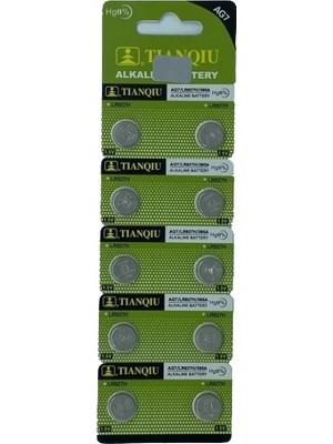 Renas Store Tıanqıu Ag7 LR927/395 Alkalin 10'lu Düğme Pil