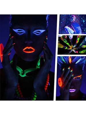 Renas Store 6’lı Neon Boya – Uv Işıkta Parlayan Makyaj Seti