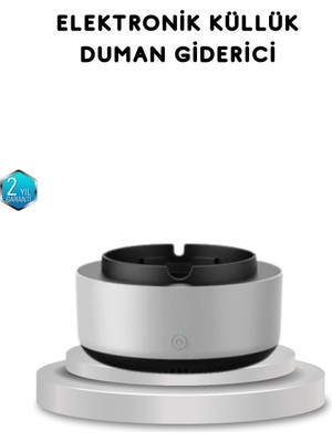 Uravas Store Sigara Dumanı ve Koku Giderici Hava Temizleyici Küllük – 2 Katmanlı Filtreli