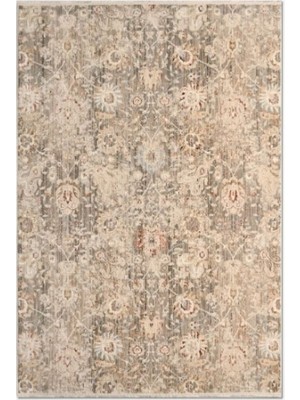 Halımax Crea Panama PN05K  Vintage Krem Etnik Desenli Dekoratif Modern Salon Oturma Odası Halısı