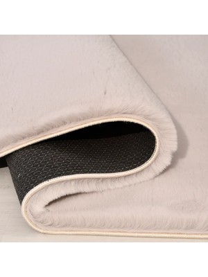 Kap Kaç Youdayhomecollection Tavşan Poly Peluş Halı Model Oturma Odası Halısı