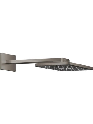 Grohe Aqua Tiles Antrasit Ankastre Tepe Duşu Set 400*230 mm 2 Akışlı (Dirsek Dahil)