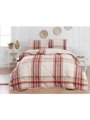 Merinos Comforter Çift Kişilik Yorgan Seti- Anna Yeşil