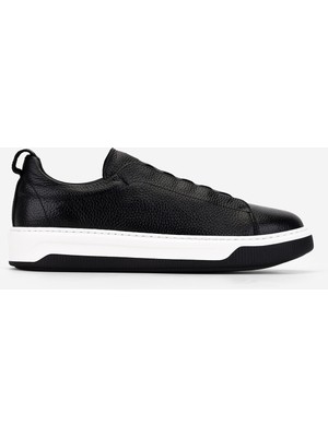 Valmenti Erkek Hakiki Deri Siyah Floter Sneakers & Spor Ayakkabı 1212 2505 Erk Ayk Y26 Sıyah Fltr