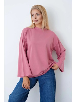 herkesemoda Kadın Tesettüre Uygun Geniş Kollu Body
