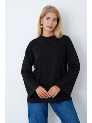 herkesemoda Kadın Tesettüre Uygun Geniş Kollu Body