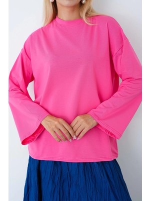 herkesemoda Kadın Tesettüre Uygun Geniş Kollu Body