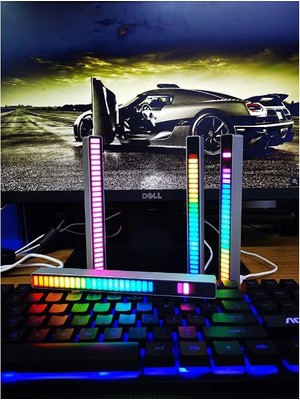 Renas Store Rgb Sese Duyarlı Taşınabilir Ekolayzer LED Çubuk