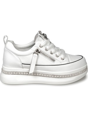 Zeytuk Kadın Hakiki Deri Sneaker