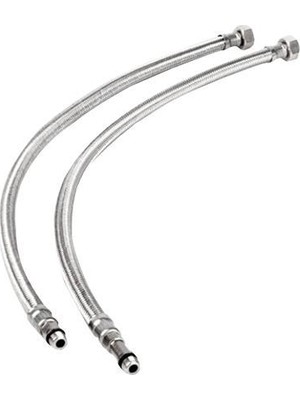 TeknoKapsül Batarya Flex Hortum 3/8-M10 100 cm Kısa Uç