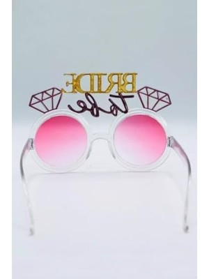Bg Store Parti Gözlülüğü Bride To Be Gümüş Pembe