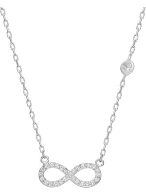 Eva Pırlanta Sonsuzluk Kolye 718940 Silver