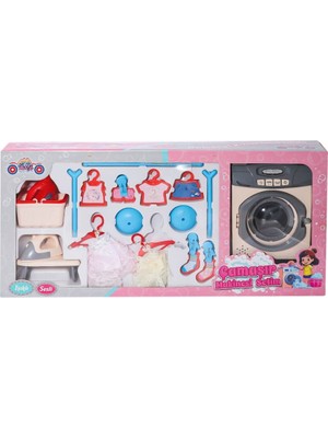 Renas Store 40258 Sesli ve Işıklı Çamaşır Makinesi Seti -Ayatoys