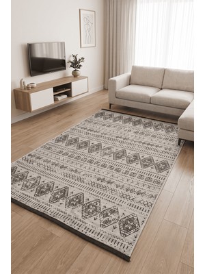 Anaska Home Şönil Halı Salon Halısı Mutfak Halısı Şönil Kilim Leke Tutmaz Halı Makinede Yıkanabilir Kaymaz Taban