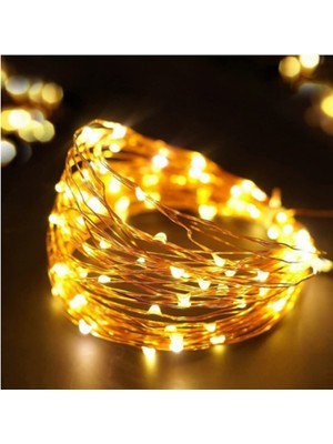 Hepta Collection Hidz Peri LED Tüm Renkler USB Girişli (Sarı, 10 Metre)