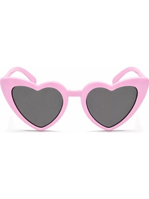 Uravas Store Pembe Retro Kalp Gözlük – 80’ler 90’lar Stil Parti Gözlüğü