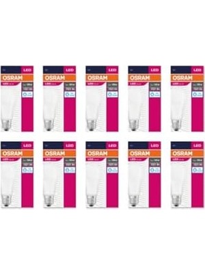 Bg Store LED Value 13W Beyaz Işık E27 1521LM Ampul, 10'lu Paket