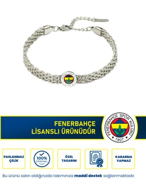 Fenerbahçe Fb Hasır Çelik Bileklik