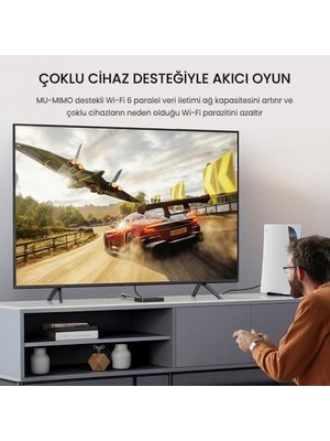 Bg Store 1100 Mbps Dual Band Wi-Fi 6 Alıcı ve Bluetooth 5.4 Adaptör Mini USB Dongle