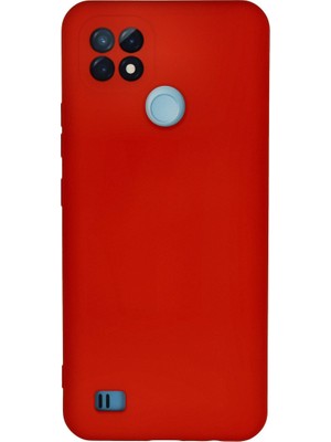 TeknoKapsül C21 Kılıf Nano Içi Kadife Silikon - Kırmızı