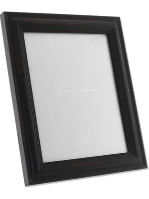 Bg Store 8X10 Yıpranmış Siyah Ahşap Resim Çerçevesi