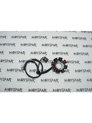GMS4786  Scooter 50 Statör 8 Li Kalın Sargı 5 Kablo