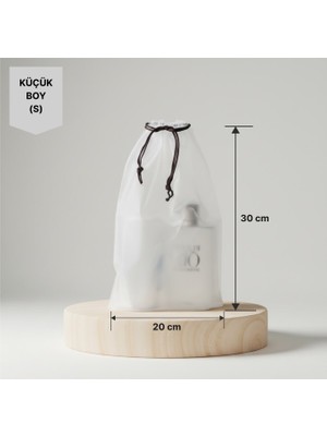 Meapuff 20*30CM (Small) Su Geçirmez Büzme İpli Tatil Çantası 