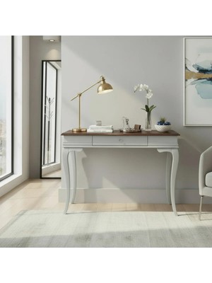 Roys Ahşap 80 cm Masif Rustik Gri Ceviz Dresuar