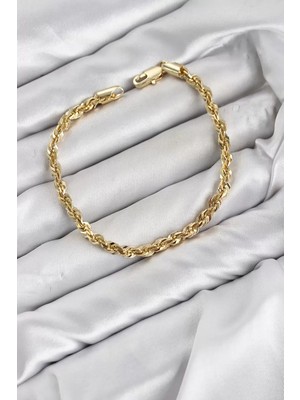 Renas Store cm Singapur Model Zincir Gold Renk Kadın Bileklik TJ-BB8596