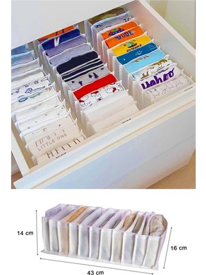 Renas Store Akordiyon Çekmece  Düzenleyici Organizer 11 Gözlü