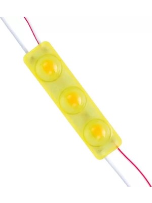 Belirtilmemiş 12 Volt 1.5 Watt Sarı 2835 69 x 16 mm IP65 160 – 180 Lümen 160 Derece Modül LED