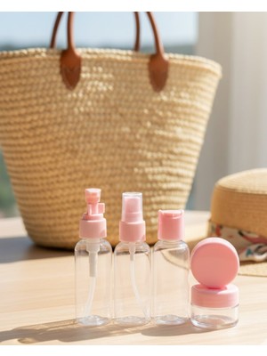 Renas Store 30 ml 5’li Seyahat Banyo Şişe Seti Çantalı