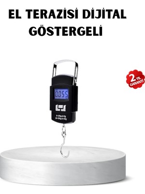 Valor Portatif Dijital El Kantarı – Bavul, Kargo ve Paket Tartı Cihazı 50 kg