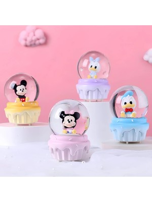 Renas Store Mickey Mouse Işıklı Kar Küresi 9 cm ALK3112
