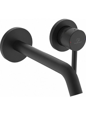 İdeal Standart IDEAL CERALİNE ANKASTRE LAVABO BATARYASI-SİYAH-KIT2