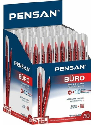 Pensan Büro 1.0 mm 50'li Tükenmez Kalem MB1026