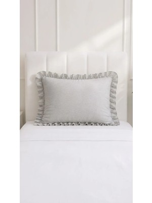 Fırfırlı Ranforce Kumaş Yastık Kılıfı 50 x 70