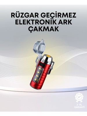 Renas Store USB Şarjlı Suya Dayanıklı Elektrikli Çakmak
