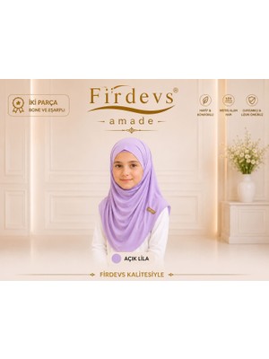 Firdevs Çocuk Eşarp & Boru Boneli
