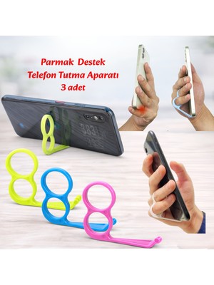 Doori Telefon Parmak Destek Aparatı & Stand | Güvenli Tutuş + Yatay Stand Özellikli Telefon Tutucu