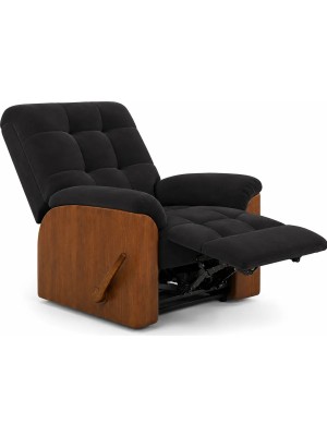 Smarto Relax Ticino Manuel Tv Koltuğu Ahşap Yan Panelli Kumaş Baba Koltuğu