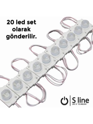 Renas Store LED Modul Tekli Sıcak Beyaz (BAĞ:20ADET)