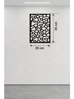 Renas Store Modern Bağlantı Temalı Ahşap Duvar Tablosu - 25X35 cm Lazer Kesim Soyut Pano