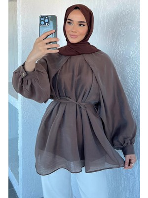 Julude Iç Astarlı Salaş Tesettür Bluz P-00022190