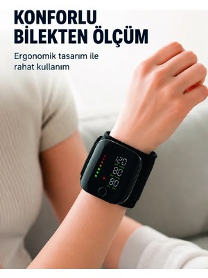 Valor Şarj Edilebilir Bilekten Tansiyon Aleti Tek Tuşla Ölçüm