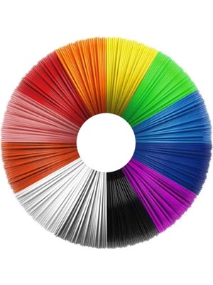 Renas Store 3D Kalem Yazıcı Için Filament 10 Renk Toplam 20 Metre