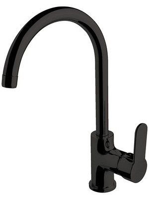MarkEntegra Siyah Banyo Lavabo Evye Bataryası ve Duş Ünitesi